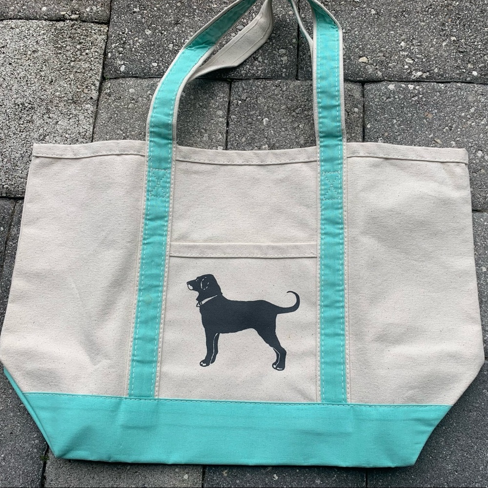 Black Dog Canvas Tote